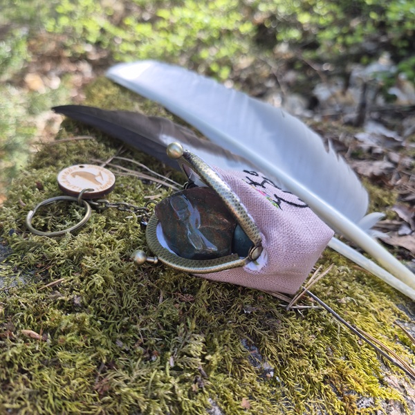 Avaimenperäkukkaro Kukkaiskissa (roosa) - Image 3