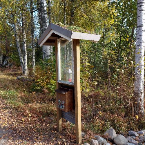 Persoonallinen postilaatikkoteline